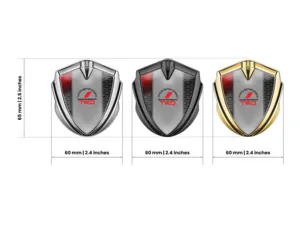 Toyota Custom Car Badge Racing Look Glossy Custom